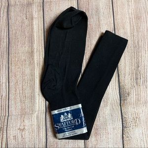 NWT Stafford Men’s Over The Calf Black Dress Socks